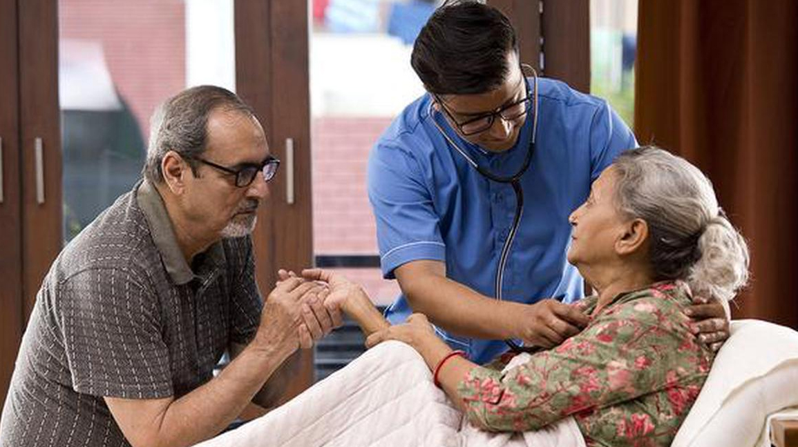 Communication with family care-giver of COVID patient