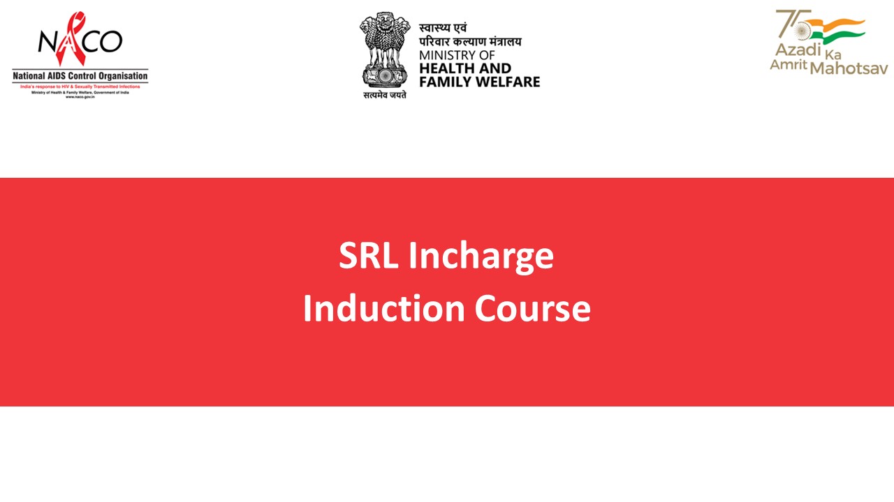 SRL Incharge Induction Course